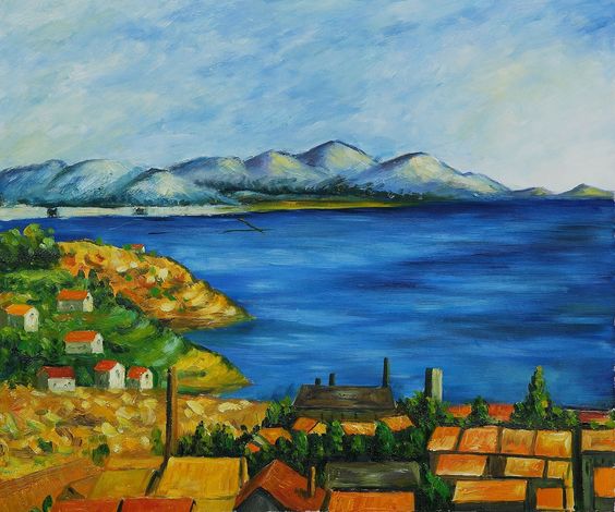 564x470 D'Azur (French Riviera) In The Paintings - Cote D Azur Painting