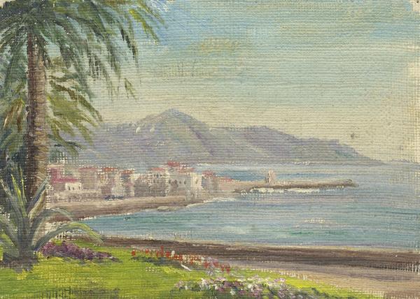 600x428 E.p. Corin, View Of Nice, D'Azur, France - Cote D Azur Painting