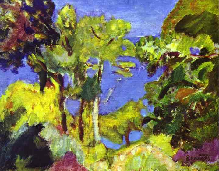 719x561 Artwork By Pierre Bonnard - Cote D Azur Painting