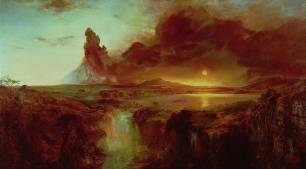 600x331 Cotopaxi Ecuador 1862 Painting Frederic Edwin Church Oil Paintings - Cotopaxi Painting