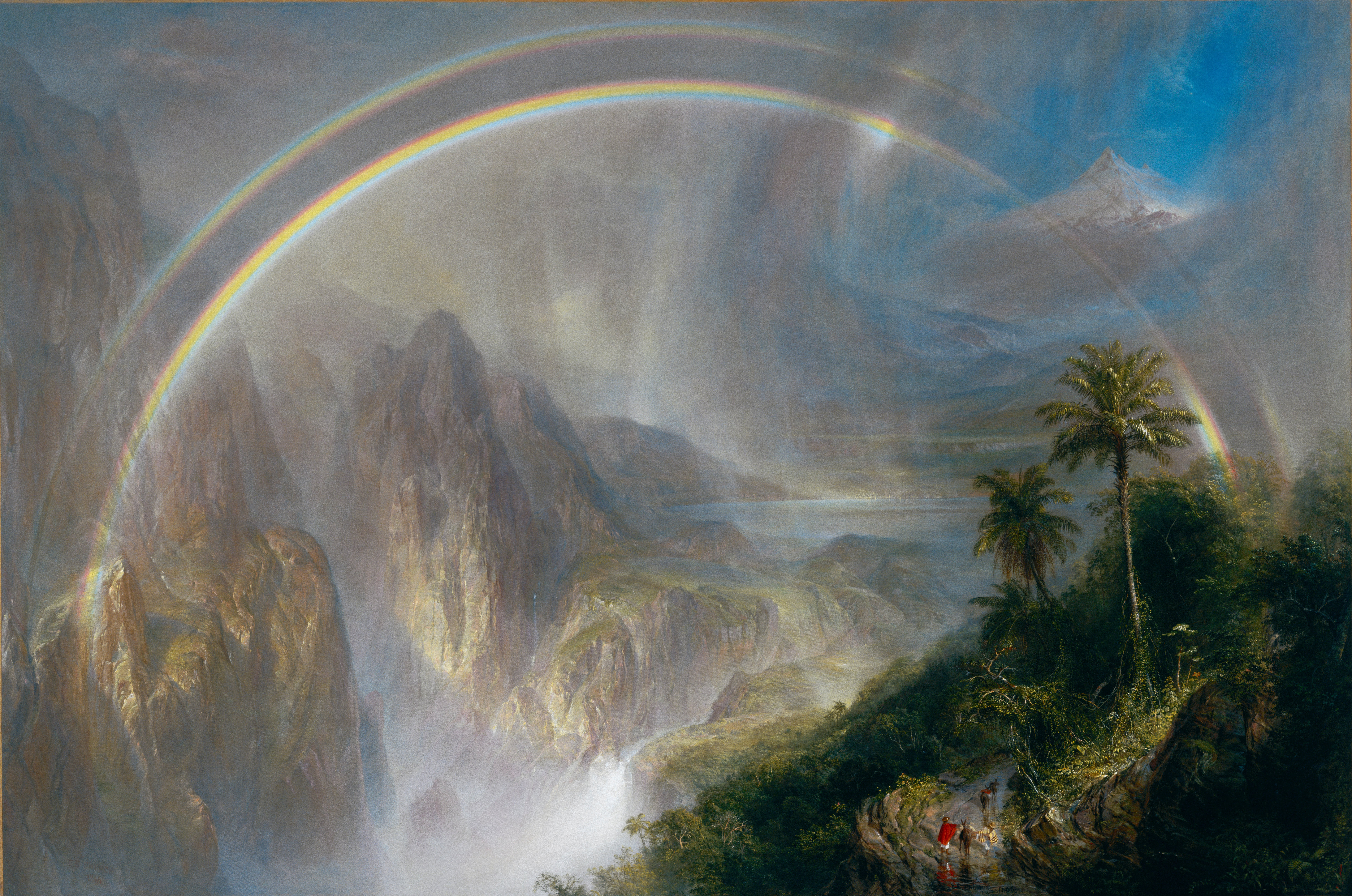 9777x6482 Frederic Edwin Church - Cotopaxi Painting
