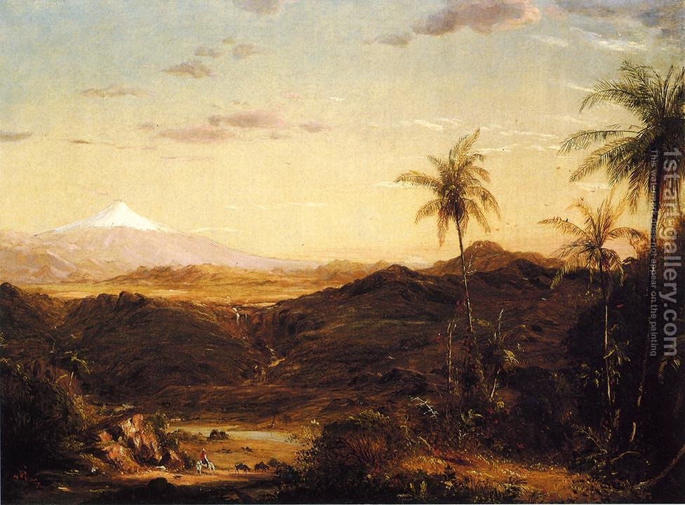 976x720 Cotopaxi, 1855 Frederic Edwin Church Reproduction 1st Art Gallery - Cotopaxi Painting