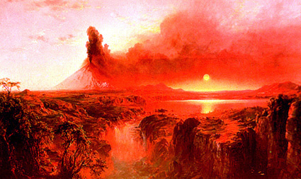 425x253 Natural History Science Church And Cotopaxi - Cotopaxi Painting