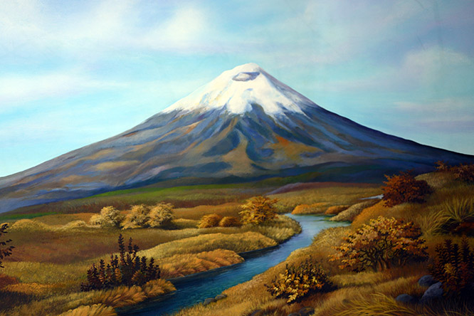 666x444 Traveling In Cotopaxi National Park - Cotopaxi Painting