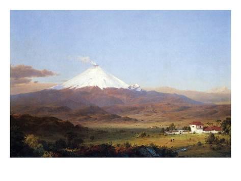 473x355 Cotopaxi, Ecuador [2] Posters By Frederic Edwin Church - Cotopaxi Painting