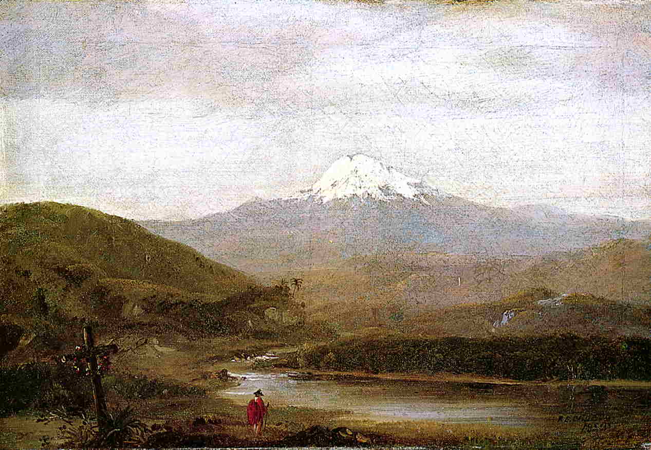 1267x875 Cotopaxi 1853 Painting Frederic Edwin Church Oil Paintings - Cotopaxi Painting