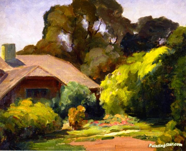 720x585 Cottage In The Woods Artwork By Jean Mannheim Oil Painting Amp Art - Cottage In The Woods Painting