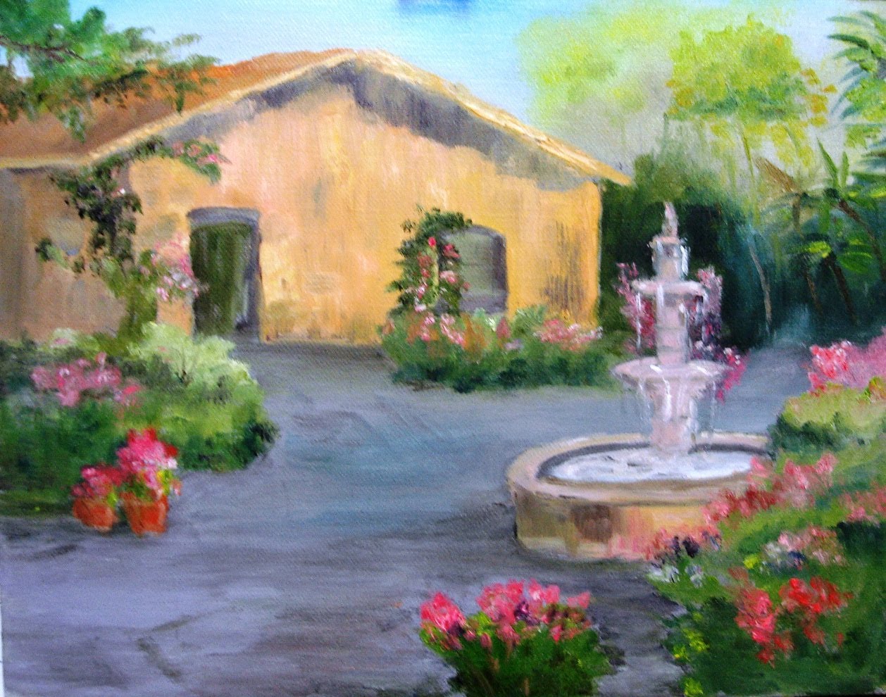 1258x990 Paint Along With Larry Hamilton - Cottage Painting