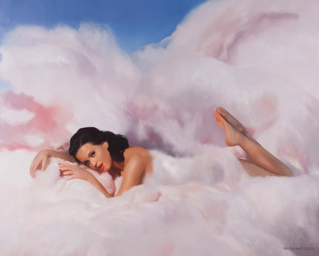 1091x876 Cotton Candy Painting By Will Cotton 8 - Cotton Candy Painting