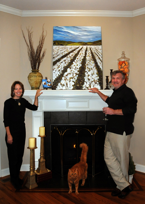 473x662 Alabama Cotton Field, Virginia Sky Cindy Dyer's Blog - Cotton Field Painting