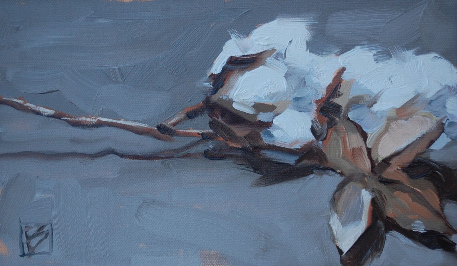 1600x930 Compelled To Paint The Art Of David Boyd, Jr. Cotton Boll Sold - Cotton Painting