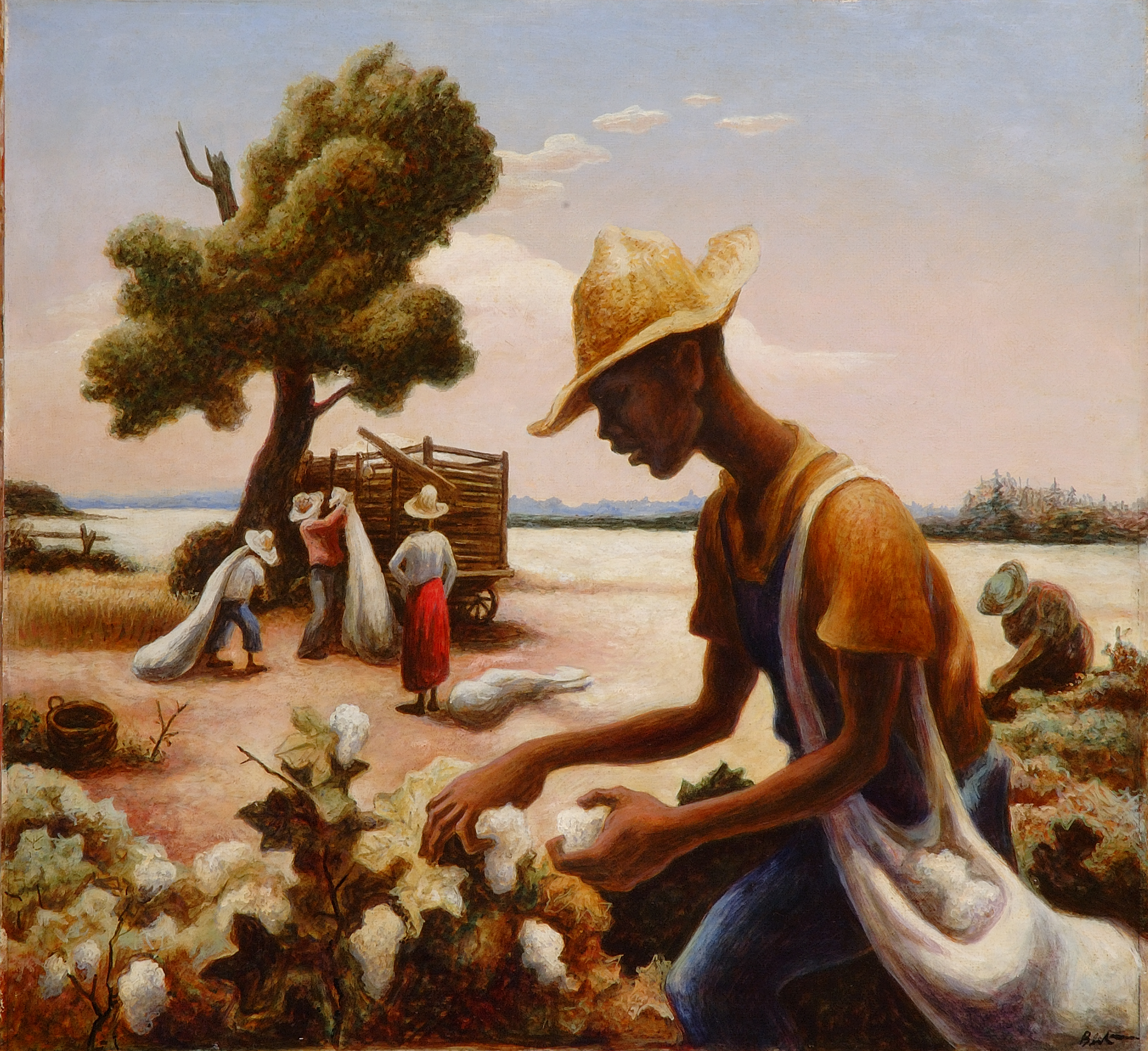 1888x1728 Virginia Tech Students, Art Historian To Present New Insights - Cotton Pickers Painting
