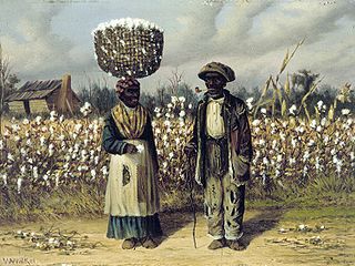 320x240 File'Cotton Pickers', Oil Painting On Panel By William Aiken - Cotton Plant Painting