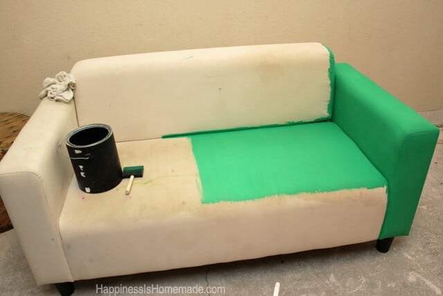 640x427 How To Easily Make Over A Sofa With Paint - Couch Painting