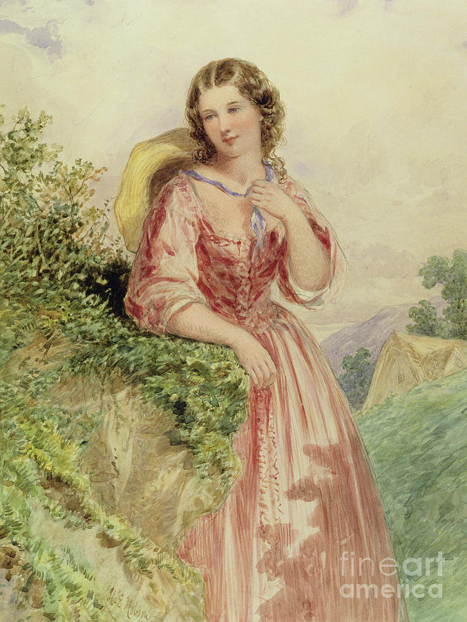 Country Girl Painting