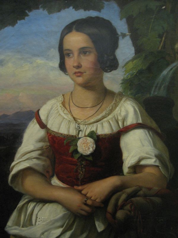 600x800 Italian Country Girl The Israel Museum, Jerusalem - Country Girl Painting