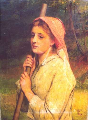 370x504 Paintings By C.s.lidderdale - Country Girl Painting