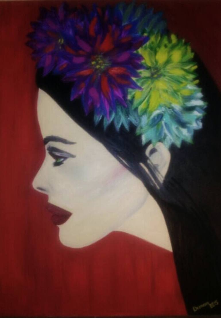 770x1104 Saatchi Art Country Girl Painting By Anna Dementieva - Country Girl Painting