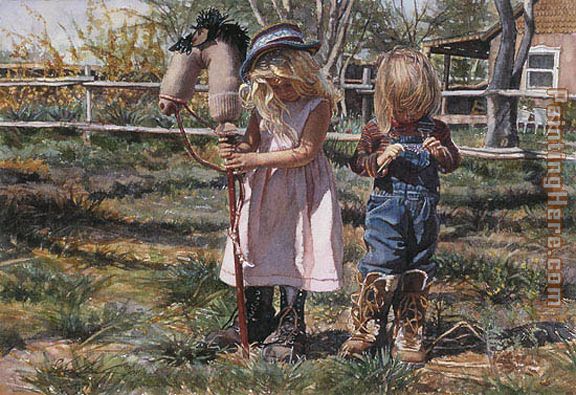 576x395 Steve Hanks Country Girls Painting Anysize 50% Off - Country Girl Painting
