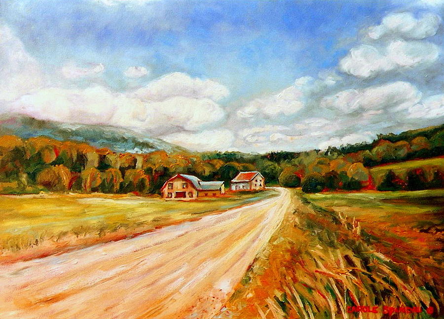 900x648 God's Country Quebec Pastoral Landscape With Gentle Rolling Hills - Country Landscape Painting