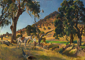 300x210 Australian Bush Country Painting Landscape Quality Canvas Print Ebay - Country Painting