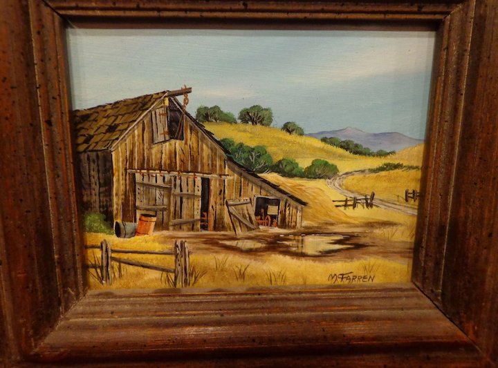 720x533 Suite Of 3 California Artist Country Paintings By Robert Mcfarren - Country Painting