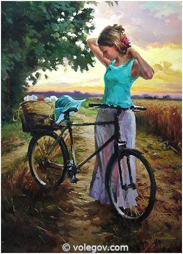 370x512 A Ride In A Country, Painting, - Country Painting