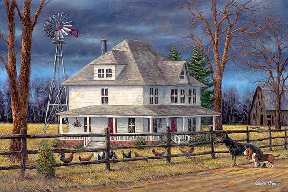 570x380 Wall Art Tagged Art Prints - Country Painting