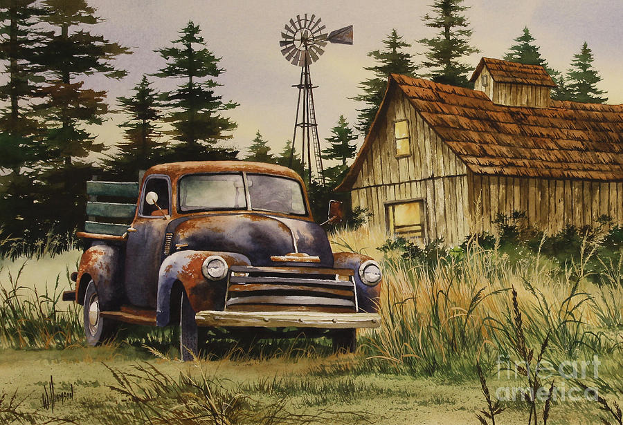 900x615 Classic Country Painting By James Williamson - Country Painting