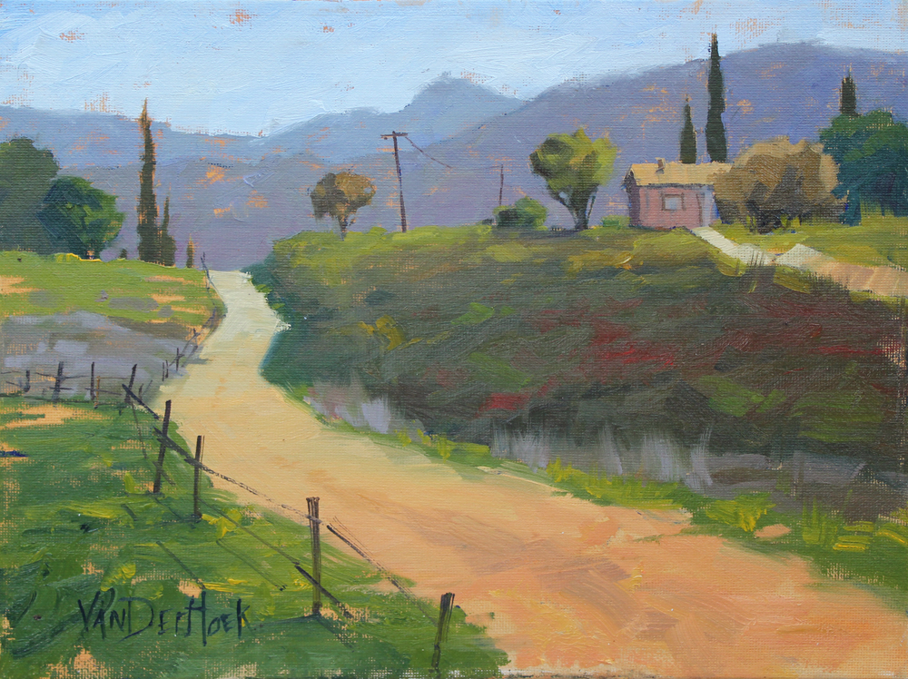 1000x748 Backroad - Country Road Painting