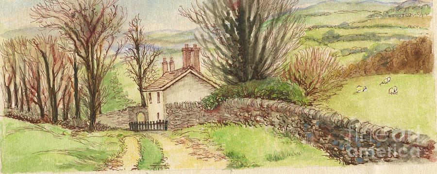 900x360 Country Scene Collection 1 Painting By Morgan Fitzsimons - Country Scene Painting