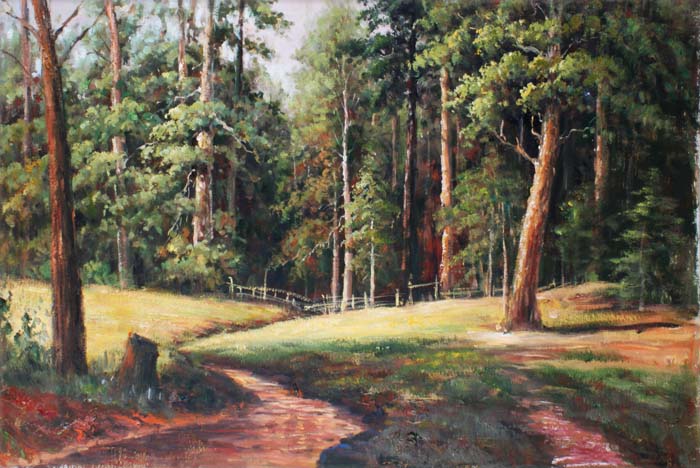 700x468 Country Scene Oil Painting 24x36 Id8155 - Country Scene Painting