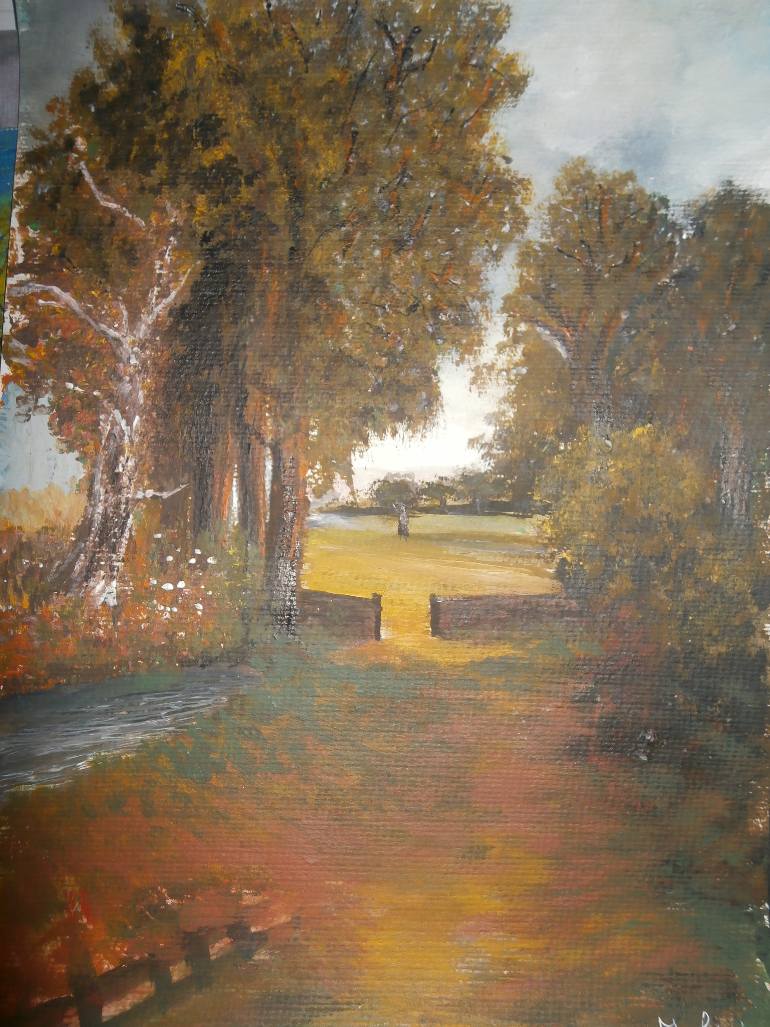 770x1027 Saatchi Art A Country Scene Painting By Margaret L Laws - Country Scene Painting