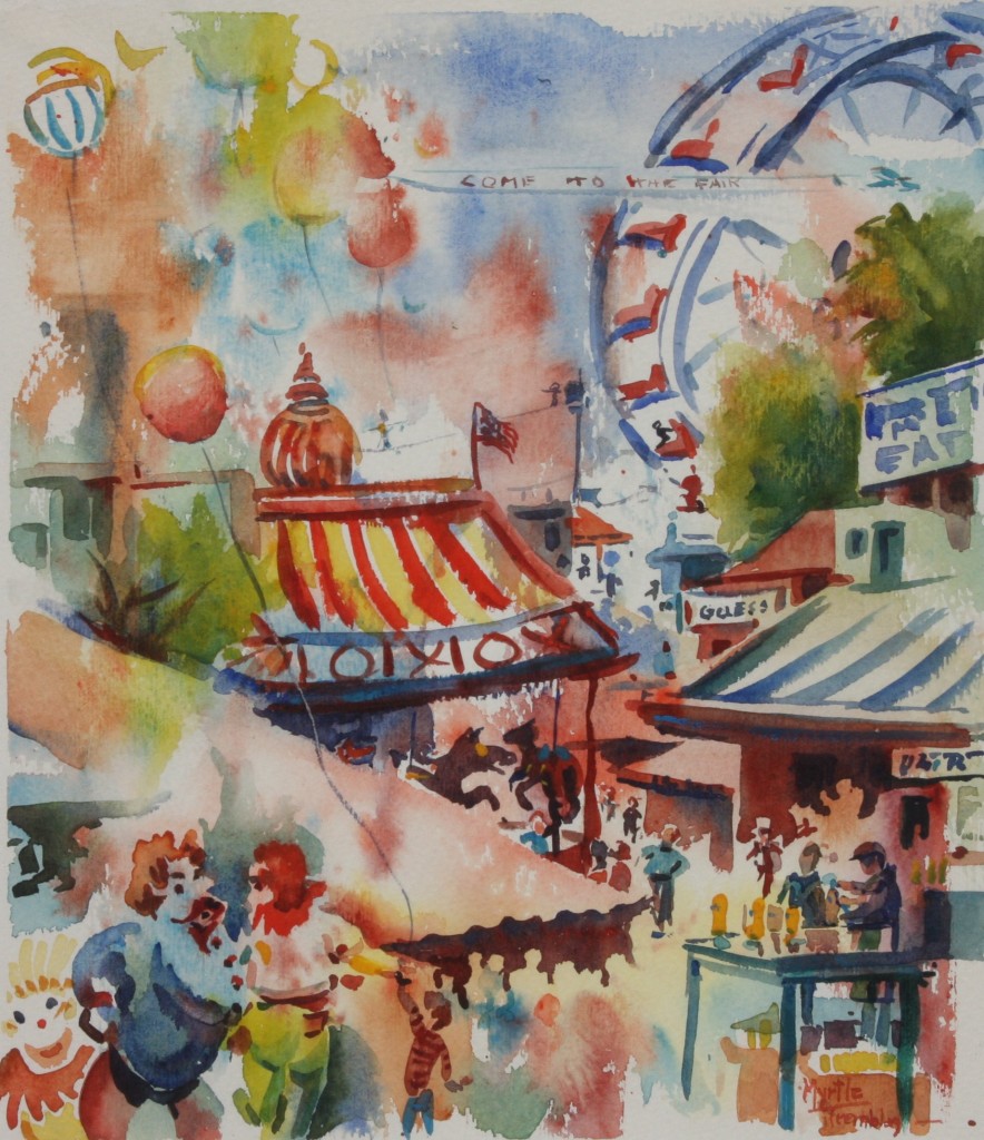 884x1024 Lancaster Art Collectors County Fair - County Fair Painting