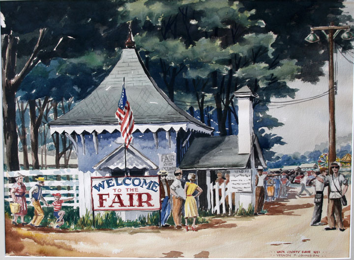 720x529 Preserving Rural Life The Summer Ritual Of The Midwestern County - County Fair Painting