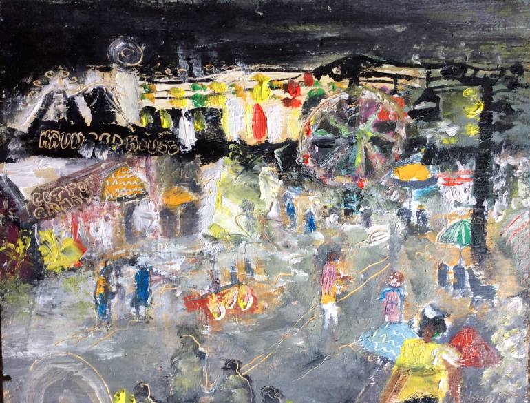 770x585 Saatchi Art The County Fair Painting By Karen Foster - County Fair Painting