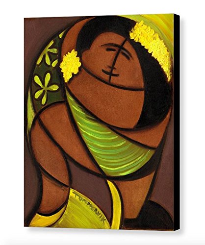 418x500 Tommervik Hawaiian Couple Dancing Art Hawaii Art - Couple Dancing On Beach Painting