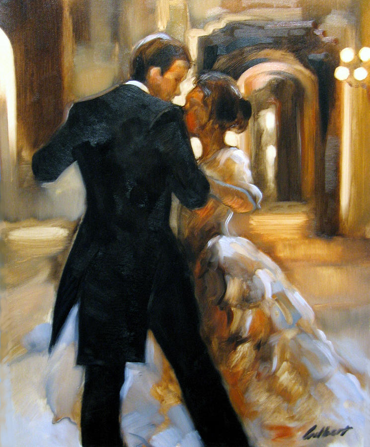 745x900 Ballroom Dance Paintings Fine Art America - Couple Dancing On Beach Painting