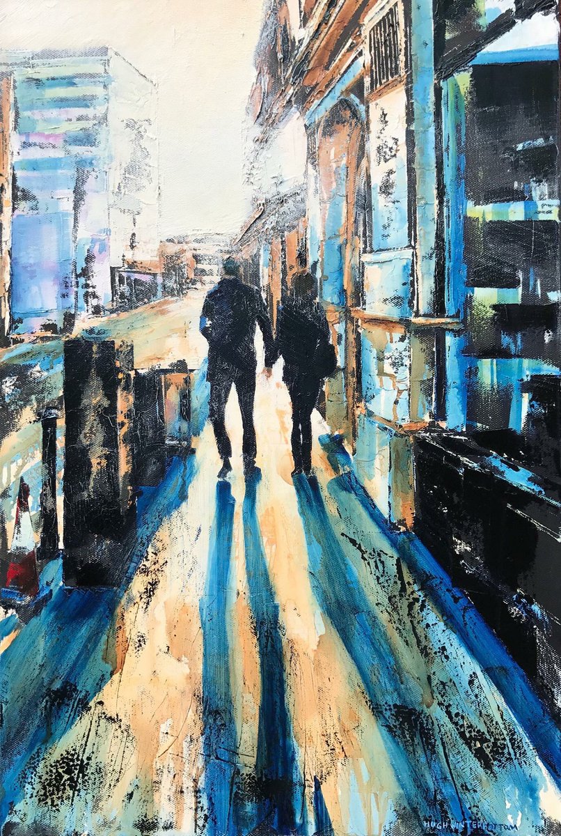 806x1200 Hugh Winterbottom On Twitter In This Painting That Is On Display - Couple Holding Hands Painting