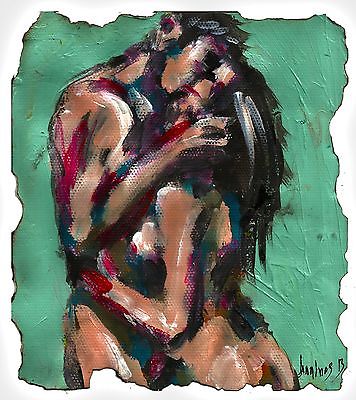 356x400 Memories Of A Kiss Collection On Ebay! - Couple Kissing Painting