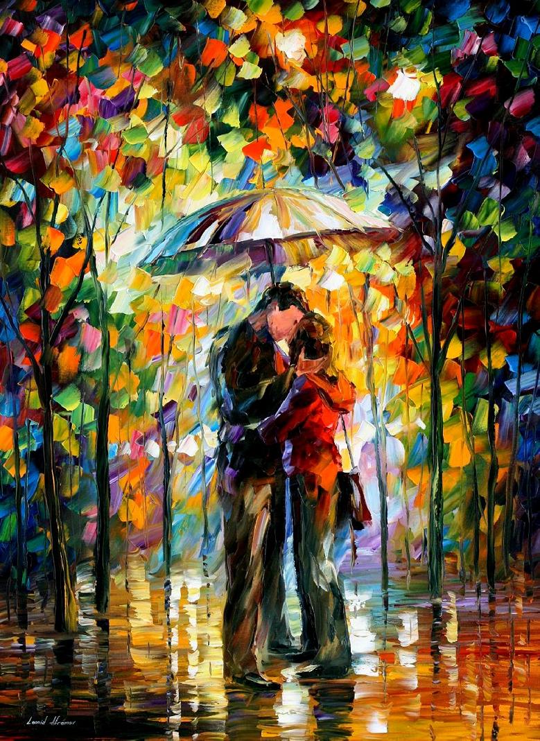 779x1069 Leonid Afremov, Oil On Canvas, Palette Knife, Buy Original - Couple Oil Painting