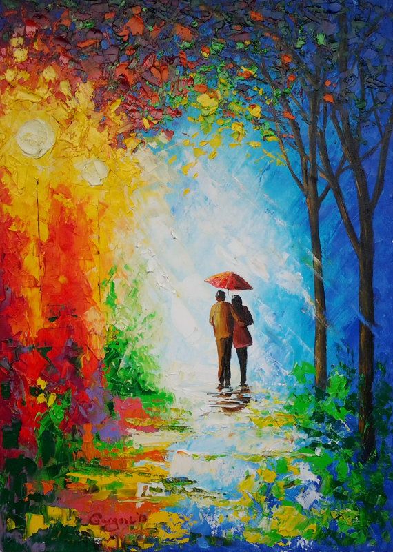 570x800 Original Painting - Couple Painting