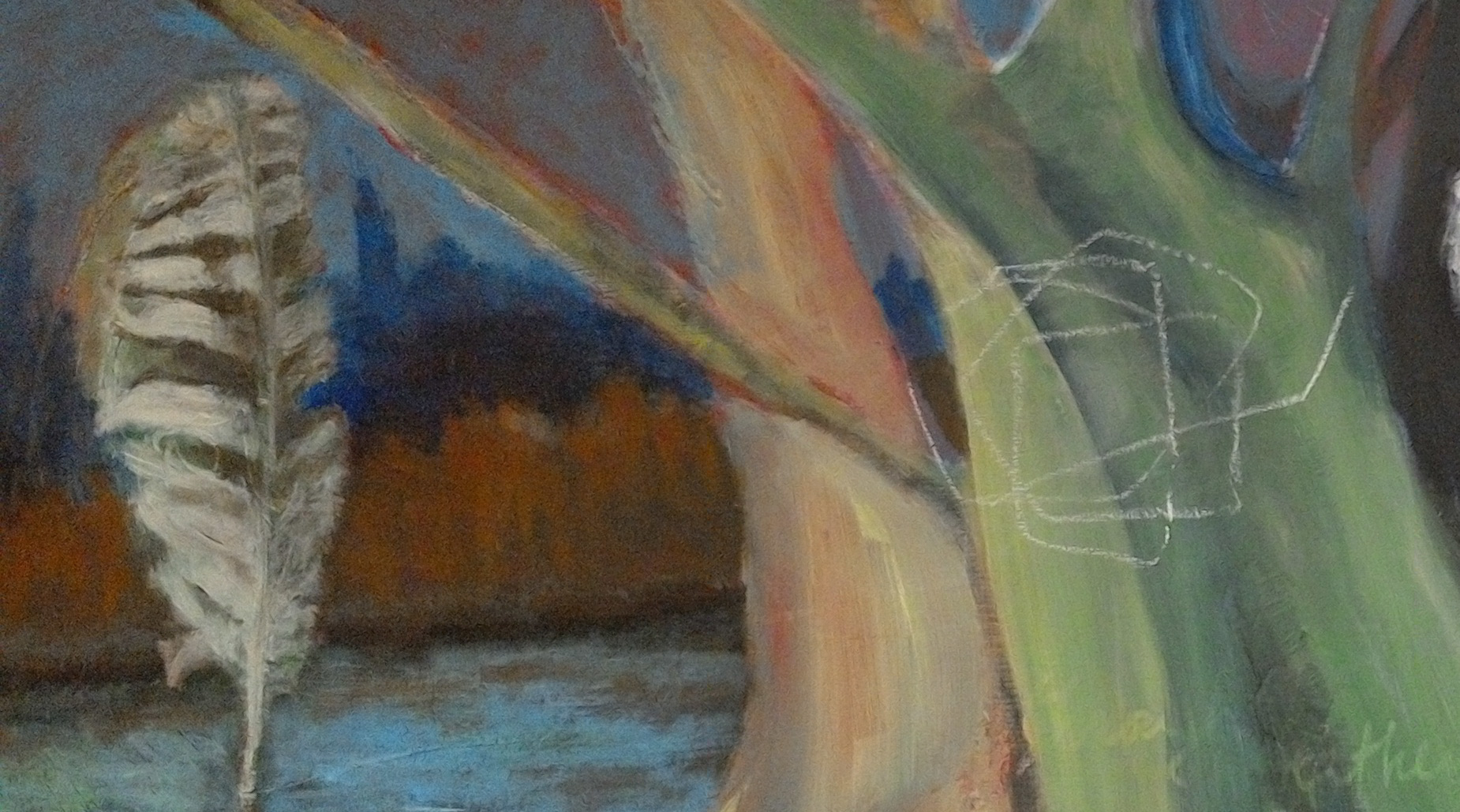 1850x1029 Creativity And Courage The Poet's Creative Soul - Courage Painting