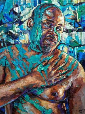 300x400 Quiet Courage Painting Paul Richmond Studio - Courage Painting