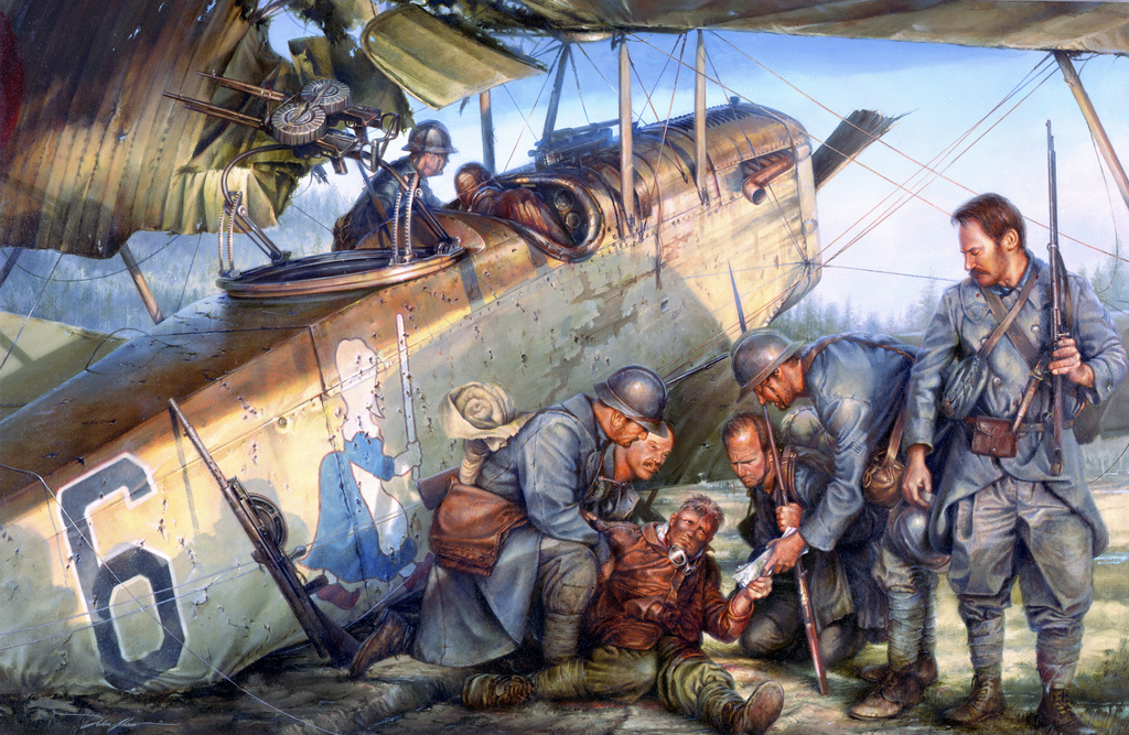 1024x667 The Highest Possible Courage By John D. Shaw Binarville, - Courage Painting