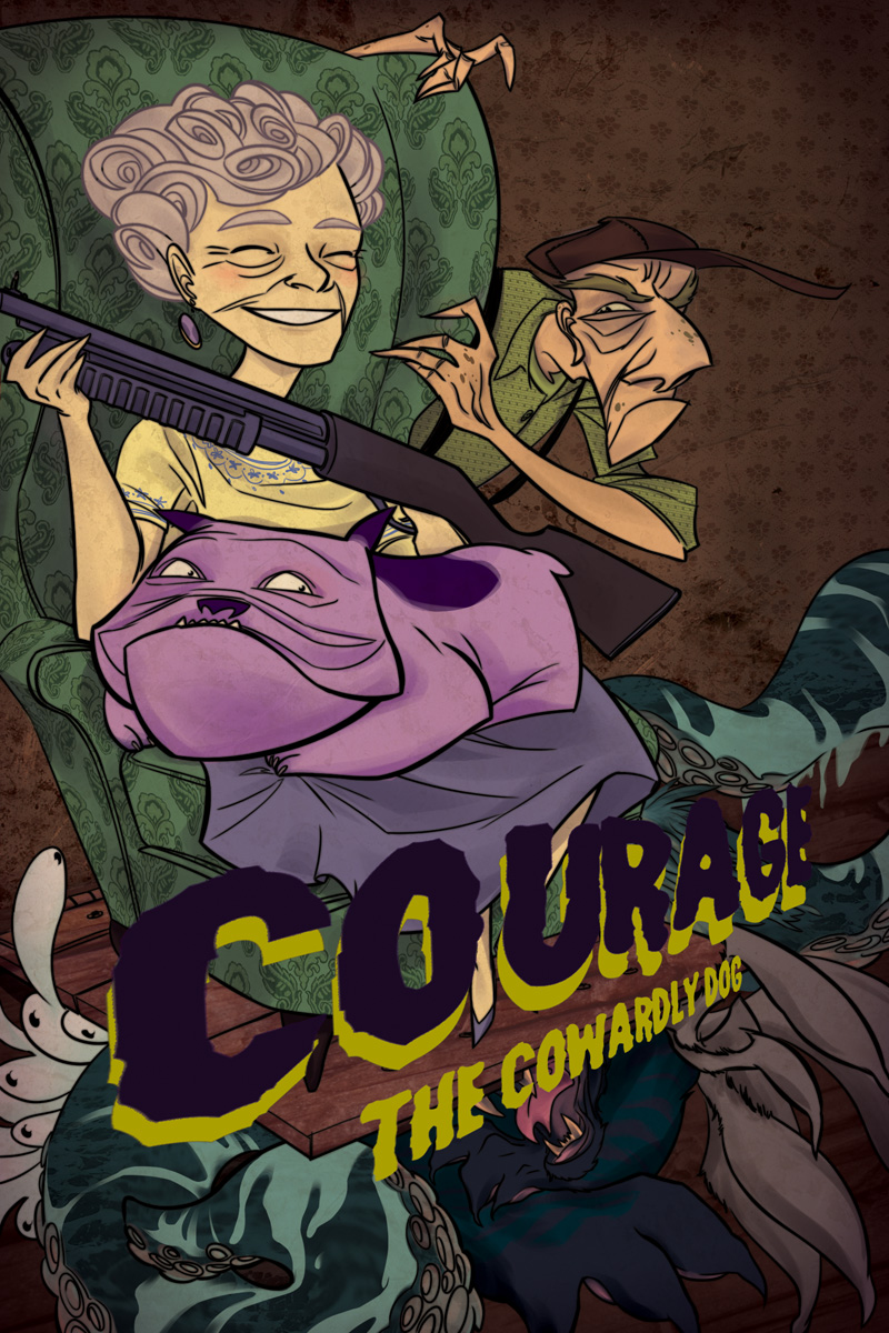 800x1200 Courage The Cowardly Dog - Courage The Cowardly Dog Painting