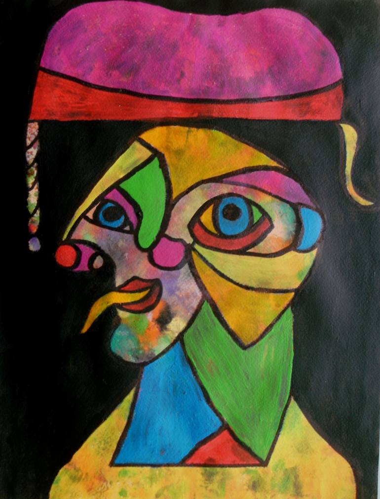 770x1010 Saatchi Art The Court Jester Painting By George Hunter - Court Jester Painting