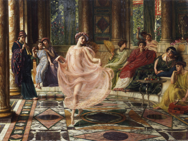 640x480 Figurative Painting Canvas Portrait Art Poster Picture Court - Court Painting