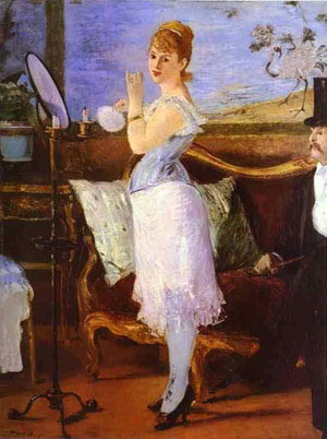 300x402 Manet Nana - Courtesan Painting