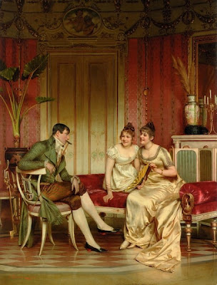 304x400 Reservation For The Regency Male Courtesan Gina Danna - Courtesan Painting